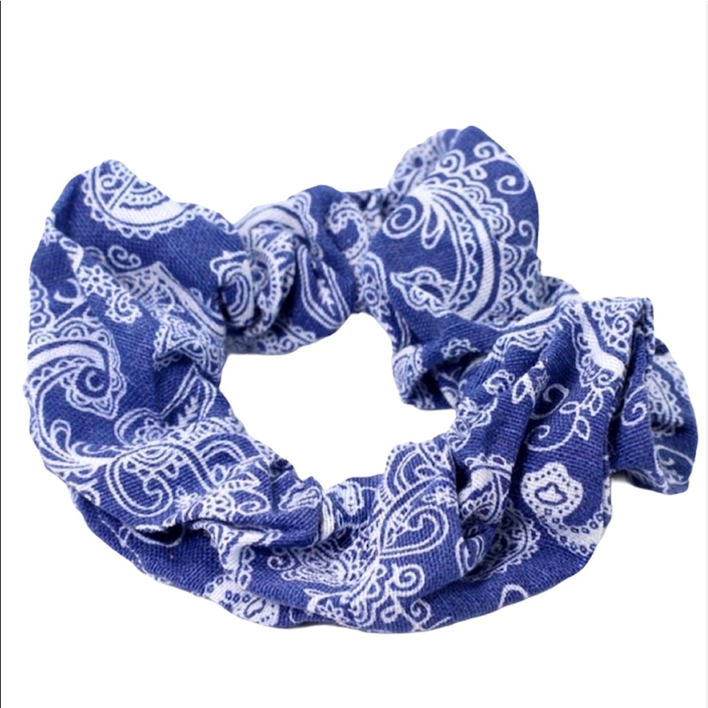 Miss A Dark Denim Scrunchie